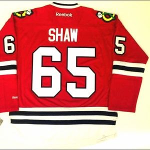 ANDREW SHAW CHICAGO BLACKHAWKS REEBOK NHL JERSEY